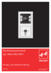 Fluchttürsteuerterminal Typ 1384/1385/1385T