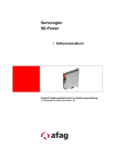 SE-Power Softwarehandbuch V4.2 - Afag Handhabungs