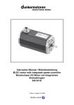Instruction Manual / Betriebsanleitung BLDC motor with integrated
