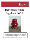 ErgoPack 600E "Deutsch"