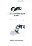 ABSTELLFRONTLADER - Bilfinger Gerätetechnik