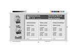 Operating Manual Mode d'emploi Betriebsanleitung