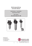 Bedienungsanleitung Instruction Manual 444, 445, 446, 447, 448