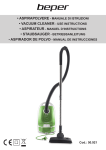 • VACUUM CLEANER - USE INSTRUCTIONS