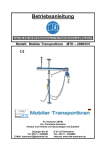Betriebsanleitung MTK - Mobiler Transportkran