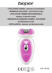 woman's epilator - use instructions • epilateur femme