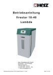 Betriebsanleitung firestar 18-40 Lambda Deutsch V 1.4