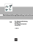Betriebsanleitung/Operating Instructions