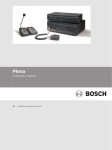 Betriebsanleitung - Bosch Security Systems