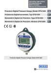 Precision Digital Pressure Gauge, Model CPG1000 - Emet