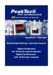 PeakTech® 1190/1230 Bedienungsanleitung / operation manual