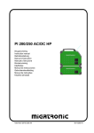 PI 200/250 AC/DC HP - STS Schweißtechnik und Co.Kg