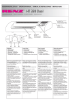 Renz HT 330 Dual Laminator Instruction Manual
