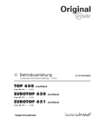 Betriebsanleitung EUROTOP 650 multitast EUROTOP