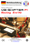 2009 - Betriebsanleitung ME-SHIFTER F1 - Tom-Tech