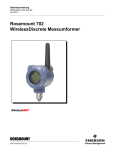 Rosemount 702 WirelessDiscrete Messumformer