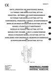 PARTS, OPERATION AND MAINTENANCE