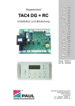 Bedienungsanleitung TAC4+RC