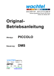 Betriebsanleitung PICCOLO