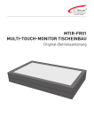 MTIR-FR01 MulTI-Touch-MonIToR TIscheInbau