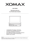 Betriebsanleitung Car Multimedia System