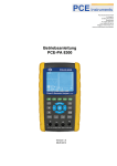 Betriebsanleitung PCE-PA 8300