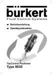 TopControl Positioner Type 8630