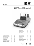 IKA® Tube Mill control