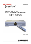 9362510e, Betriebsanleitung DVB-Sat-Receiver UFE 305/S