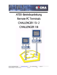 ATEX-Betriebsanleitung Remote PC Terminals