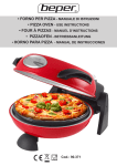 forno per pizza - manuale di istruzioni • pizza oven - use