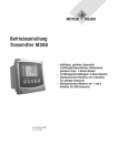 Betriebsanleitung Transmitter M300