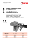 Bruciatori di gas ad aria soffiata Gas-Gebläsebrenner Blown