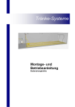 Montage- und Betriebsanleitung Tränkesystem
