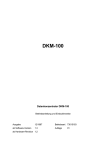 Betriebsanleitung DKM-100 PDF, 0,19 MB - Elster