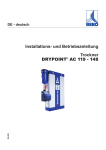 DRYPOINT® AC 119 - 148 Trockner Installations