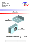 Betriebsanleitung HTS