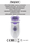 woman's epilator - use instructions • epilateur femme rechargeable