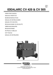 IDEALARC CV 420 & CV 505