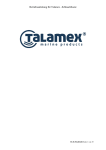 Betriebsanleitung für Talamex –Schlauchboote