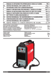 I -MANUALE DI ISTRUZIONE PER APPARECCHIO DI TAGLIO AL