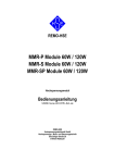 MMR Serie 60W / 120W Inhaltsverzeichnis - remo
