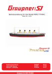 Betriebsanleitung für das Modell RMS TITANIC