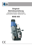 MAB 455 Original- Betriebsanleitung