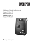 Stationen für die Solarthermie Regusol X-Uno 15
