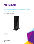 N150 Wireless ADSL2+ Modem Router DGN1000Bv3