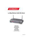 22 Mbps Wireless Cable/DSL Router
