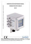 operating and maintenance manual transmitter with display se 56