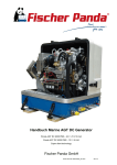 Fischer Panda Handbuch Marine AGT DC Generator