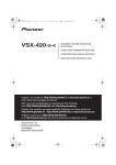 VSX-420-S/-K - Vandenborre